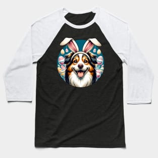 Taiwan Dog Celebrates Easter with Bunny Ears Joy Baseball T-Shirt